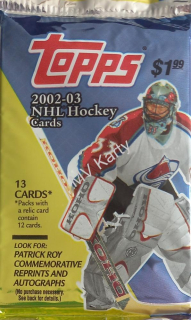 2002-03 Topps Retail balíček