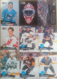 1991-92 Pro Set Collectibles set (9 karet)