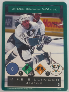 1995-96 Playoff One on One Challenge - [Base] #3 Mike Sillinger