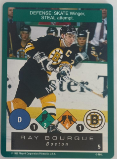 1995-96 Playoff One on One Challenge - [Base] #5 Ray Bourque