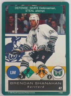 1995-96 Playoff One on One Challenge - [Base] #47 Brendan Shanahan
