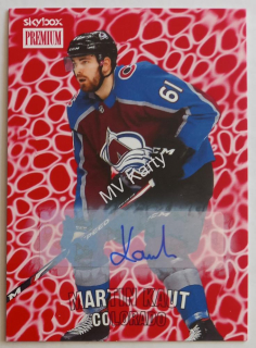 2020-21 Skybox Metal Universe - Premium Prospects - 1997-98 Retro Star Rubies Autographs #PP-4  Martin Kaut