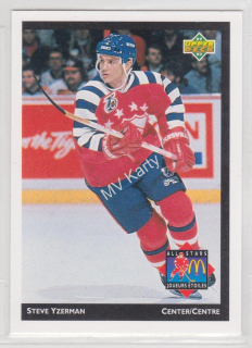 1992-93 Upper Deck McDonald's - [Base] #McD-14 - Steve Yzerman