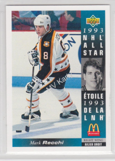 1993-94 Upper Deck McDonald's - [Base] #McD-22 - Mark Recchi