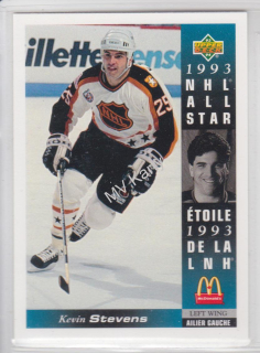 1993-94 Upper Deck McDonald's - [Base] #McD-25 - Kevin Stevens