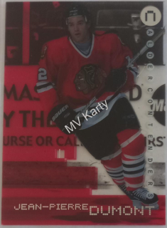 1999-00 In the Game Be A Player Millennium Signature Series - Calder Contenders - Ruby #C-18 J.P. Dumont #/1,000