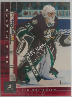 2001-02 In the Game Be A Player Memorabilia - [Base] - Ruby #301  Ilja Bryzgalov #/200