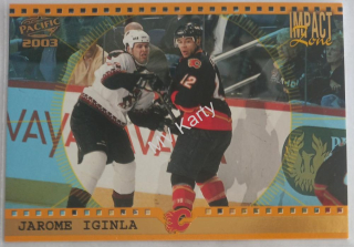 2002-03 Pacific - Impact Zone #4 Jarome Iginla
