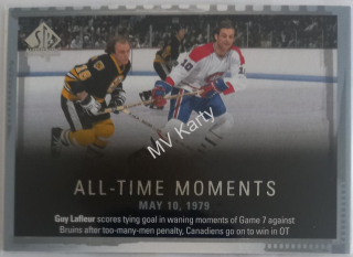 2015-16 SP Authentic - [Base] #133 All-Time Moments - Guy Lafleur