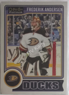 2014-15 O-Pee-Chee Platinum - [Base] - Rainbow #135 Frederik Andersen