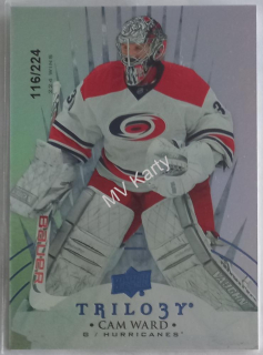 2014-15 Upper Deck Trilogy - [Base] - Radiant Blue #63 Cam Ward #/224