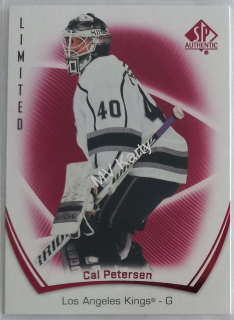 2021-22 SP Authentic - [Base] - Limited Red #37 Cal Petersen