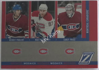 2010-11 Zenith - Mozaics #12 Benoit Pouliot, Carey Price, Max Pacioretty
