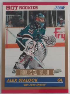 2010-11 Score Rookies & Traded - [Base] - Gold #625  Alex Stalock