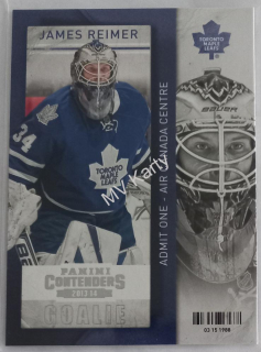 2013-14 Panini Playoff Contenders - [Base] #43 James Reimer