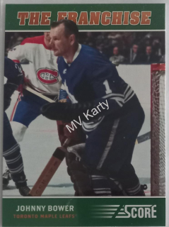 2012-13 Score - Retail The Franchise Original Six #OS3 Johnny Bower