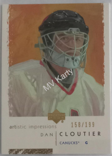 2002-03 Upper Deck Artistic Impressions - [Base] - Gold #86 Dan Cloutier #/199