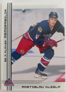 2000-01 In the Game Be A Player Memorabilia - [Base] #420  Rostislav Klesla