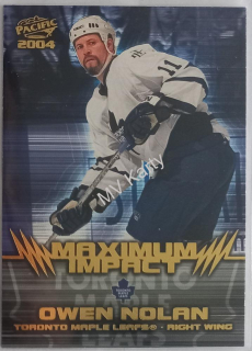 2003-04 Pacific - Maximum Impact #9 Owen Nolan