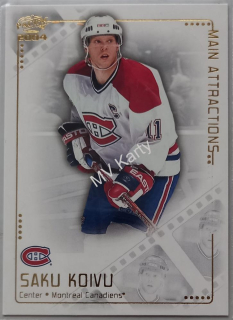 2003-04 Pacific - Main Attractions #8 Saku Koivu