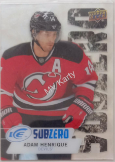 2016-17 Upper Deck Ice - Subzero #SZ-29 Adam Henrique