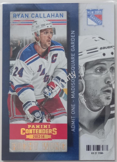 2013-14 Panini Playoff Contenders - [Base] - Gold #72 Ryan Callahan #/100