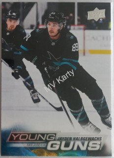2022-23 Upper Deck Series 2 - [Base] #456  Young Guns - Jayden Halbgewachs