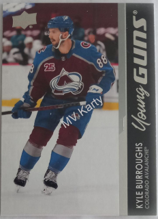 2021-22 Upper Deck Series 1 - [Base] #206  Young Guns - Kyle Burroughs