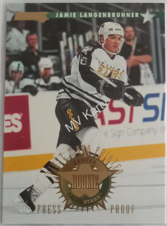 1996-97 Donruss - [Base] - Press Proof #218 Jamie Langenbrunner #/2,000