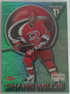 2000-01 Pacific Private Stock Titanium - [Base] - Retail Rookies #110 Shane Willis #/199