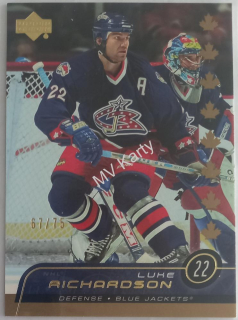 2002-03 Upper Deck - [Base] - Canada Exclusives #297 Luke Richardson #/75