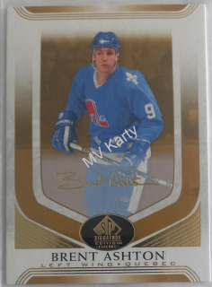 2020-21 Upper Deck SP Signature Edition Legends - [Base] - Gold #119 Brent Ashton