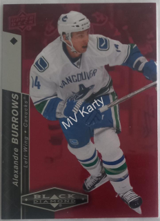 2010-11 Upper Deck Black Diamond - [Base] - Ruby #73 Alexandre Burrows #/100