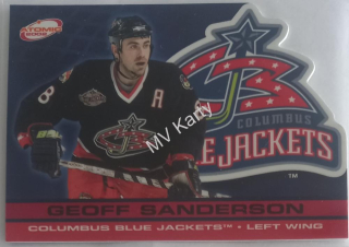 2001-02 Pacific Atomic - [Base] - Red #30 Geoff Sanderson #/290