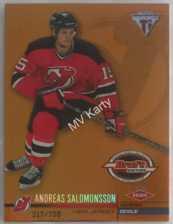 2001-02 Pacific Private Stock Titanium Draft Edition - [Base] #149  Andreas Salomonsson #/780