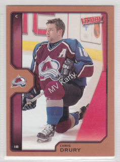 2002-03 Upper Deck Victory - [Base] - Bronze #52 - Chris Drury