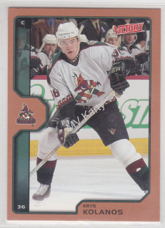 2002-03 Upper Deck Victory - [Base] - Bronze #162 - Krys Kolanos