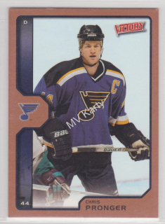 2002-03 Upper Deck Victory - [Base] - Bronze #185 - Chris Pronger