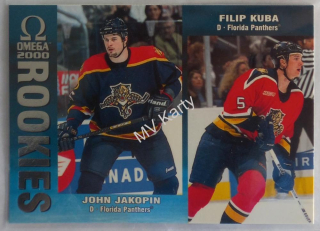1999-00 Pacific Omega - [Base] #105  John Jakopin, Filip Kuba