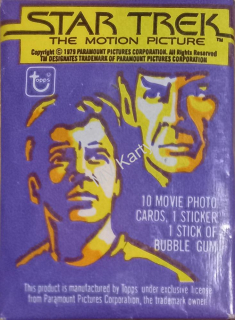 1979 Topps Star Trek: The Motion Picture balíček