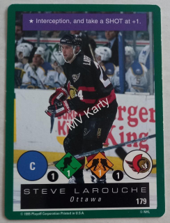 1995-96 Playoff One on One Challenge - [Base] #179  Steve Larouche