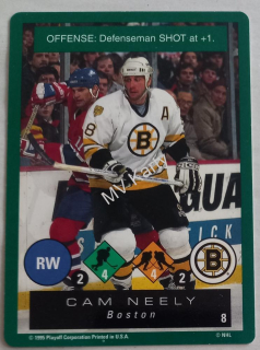 1995-96 Playoff One on One Challenge - [Base] #8 Cam Neely