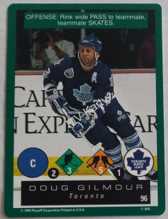 1995-96 Playoff One on One Challenge - [Base] #96 Doug Gilmour
