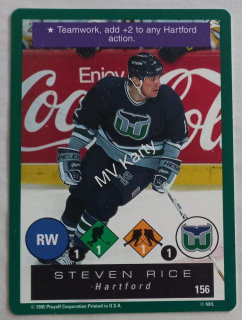 1995-96 Playoff One on One Challenge - [Base] #156 Steven Rice