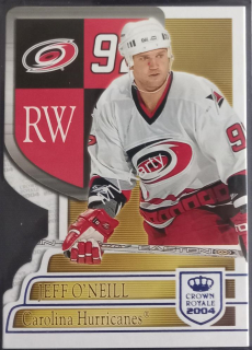 2003-04 Pacific Crown Royale - [Base] - Blue #17 Jeff O'Neill #/850