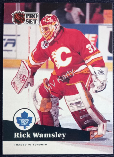 1991-92 Pro Set - [Base] #367 Rick Wamsley