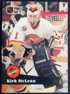 1991-92 Pro Set - [Base] #501 Kirk McLean