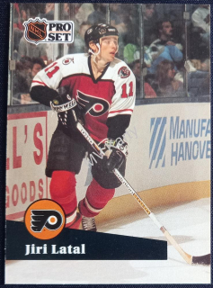 1991-92 Pro Set - [Base] #454 Jiri Latal