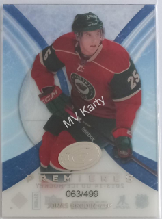 2013-14 Upper Deck Black Diamond - Ice Premieres #97  Jonas Brodin #/499