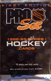 1992-93 Pro Set S1 balíček